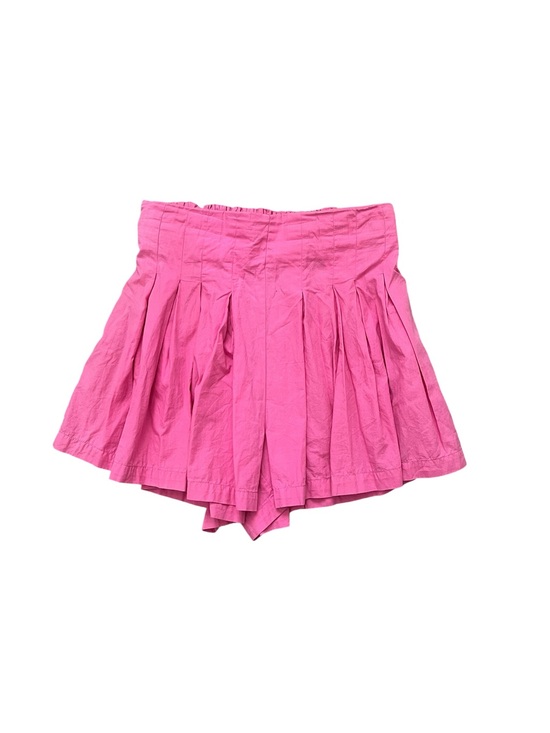Free People Pants - Free People Hot Pink Pleated Short skirt